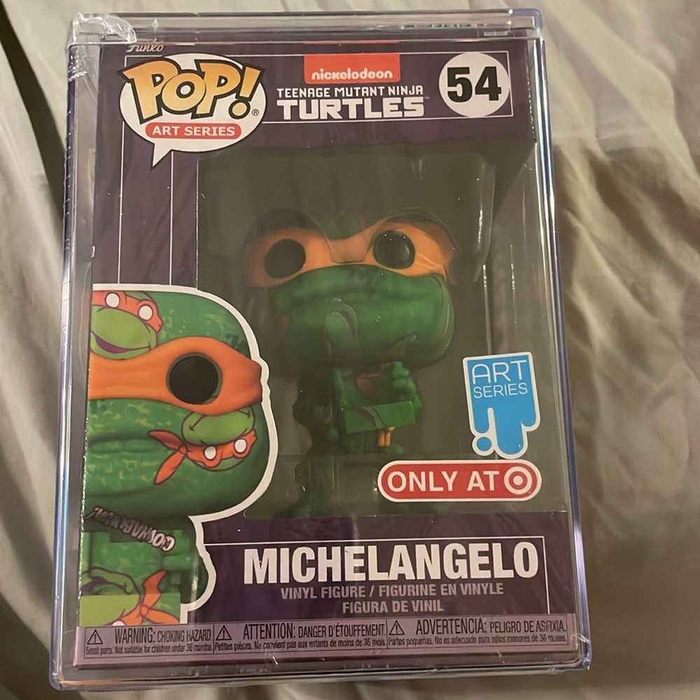 NWT Funko Pop! Art Series Teenage Mutant Ninja Turtles #54 Michelangelo